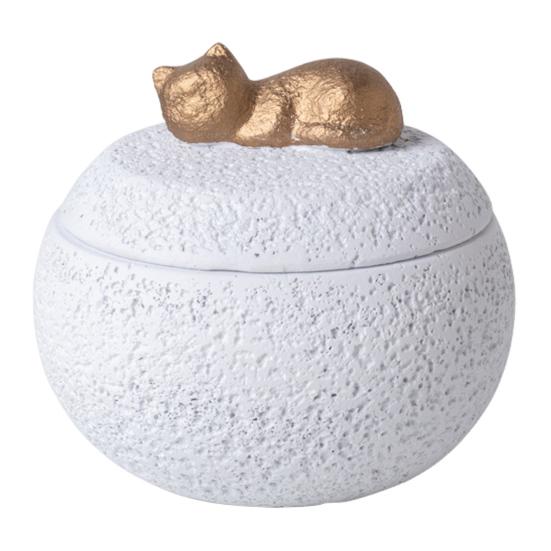 

Мемориальная урна для питомца Влагостойкая урна для кремации собаки кошки Вместимость 350 мл Цементная урна-сувенир об утрате питомца для собак кошек Прах костей Cat