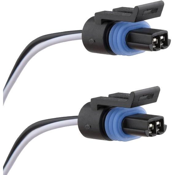 2pcs PT2386 Professional Multi-Purpose Pigtail Fits Coolant | Enigine Coolant Temperature Sensor Connector Headlight Harness, Replaces# 388862305