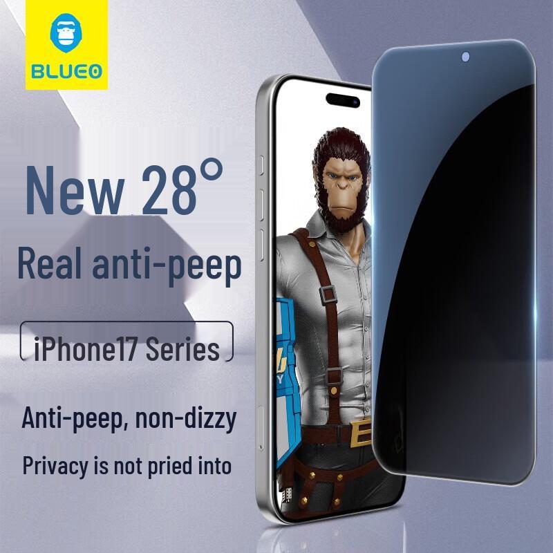 

Blue Gorilla Apple iPhone 17 Pro Max Tempered Screen Protector