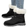 High-top Snow Boots Women's New Winter Non-slip Waterproof Sub-zero Warm Piled Thickened Outdoor Ski Cotton Shoes