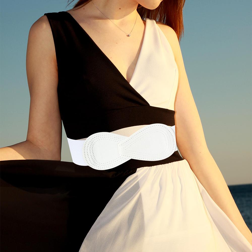 Fashion Exquisite Casual Elastic Belts Waist Belts Waist Strap Bowknot Waistband