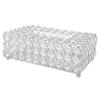 Crystal Tissue Box Paper Rack Office Table Accessories Tissue Case Holder Wedding Decoration