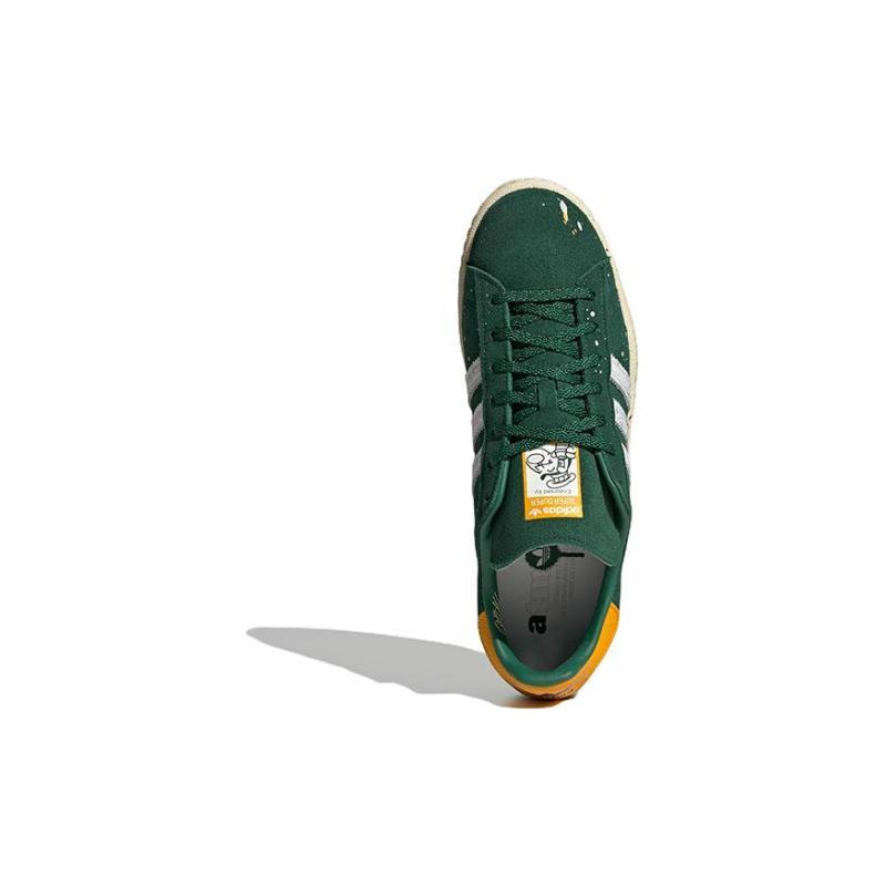 adidas Cook X Adidas Campus 80 'Paint Splatter Dark Green' Sneakers GY7005