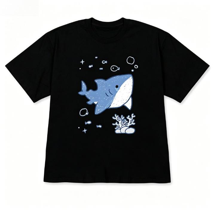 Kawaii Korean Style Short-Sleeve Pink Jellyfish Graphic T-shirt Cute Ocean Aesthetic Casual Top Crew Neck Sale Tee for Girl Boy