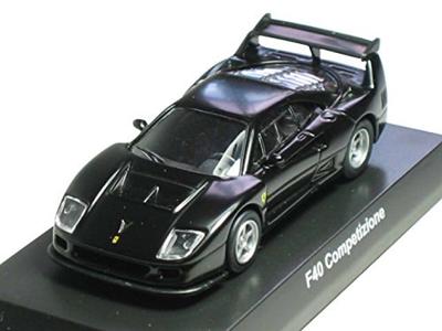 Kyosho Ferrari Miniaturauto Sammlung 4 F40 Competizione Schwarz 1/64
