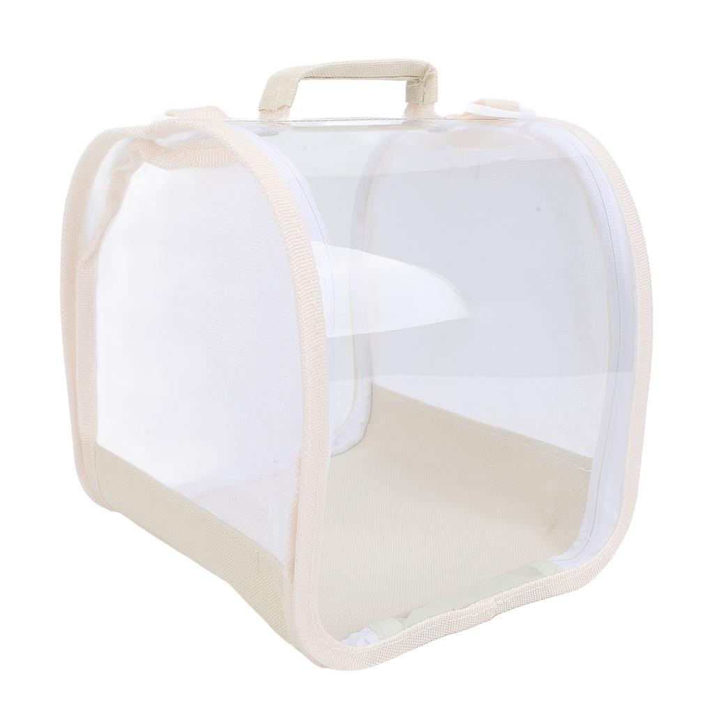 Transparent Observation Mesh Cage Multifunctional Portable Folding Critter Cage Terrarium Beige