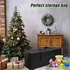 2Pcs Furniture Cushion Storage Bag Large Capacity Furniture Protective Bag Waterproof Dustproof Garden Christmas Tree Organizer