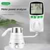 Eu/us/uk Plug Smart Ac Power Meter Wattmeter Billing Socket Plug Type Digital Lcd Voltage Current Frequency Electricity Monitor
