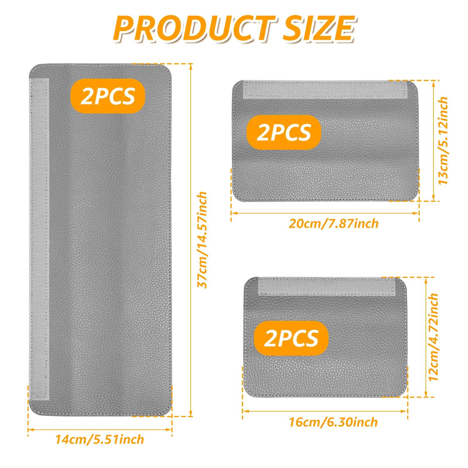 

6PCS Refrigerator Door Handle Covers PU Leather Oven Microwave Door Handle Protector with Adjustable Buckle Door Handle Gloves 6Pcs