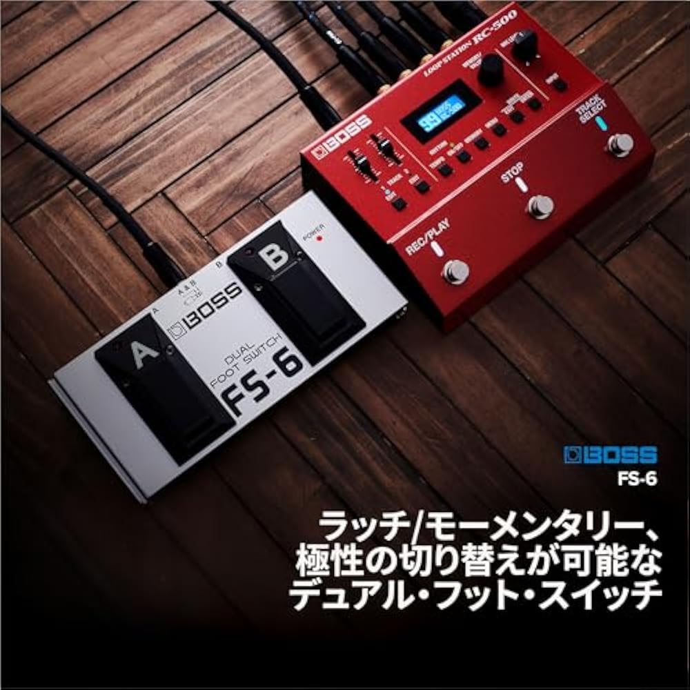 BOSS Boss Dual Footswitch FS-6 Guitar Bass Amp Effector Latch, Momentary Toggle Small