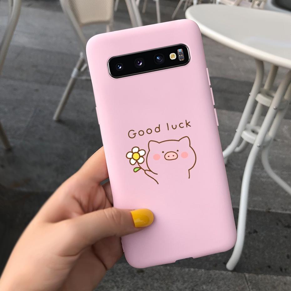 Silicon Case For Samsung Galaxy S10 Plus Phone Cover Samsung S10 S 10 S10e Flower Soft TPU Funda GalaxyS10 10e S10Plus Couqe