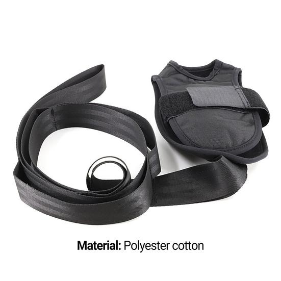 Precise Suture Long Lifespan Fascia Stretcher Strap Polyester Cotton Yoga Flexibility Leg Stretching Training Belt for Home