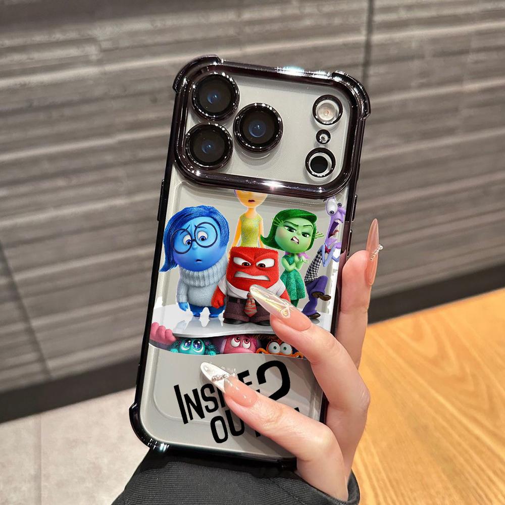 Funny Inside Out Phone Case for Samsung Galaxy A57 A56 A55 A54 A53 A52 A37 A36 A16 A06 4G 5G Anti-drop Transparent Cover