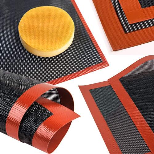 Silpan Mesh Cooking Sheet, Baking Sheet, Bread Mat, Confectionery Mat, Oven Sheet, Bread Mat, Heat-Resistant, Food-Grade Silicone, Fiberglass/Silicone