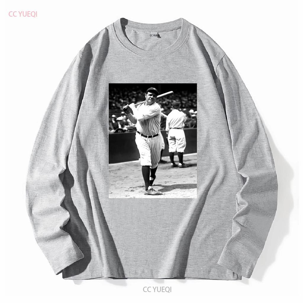 Babe Ruth T Shirt For Fan S 5Xl Vintage Washed Graphic Homme Streetwear Soft Top For Everyday Wear Designer Clothes Breathable