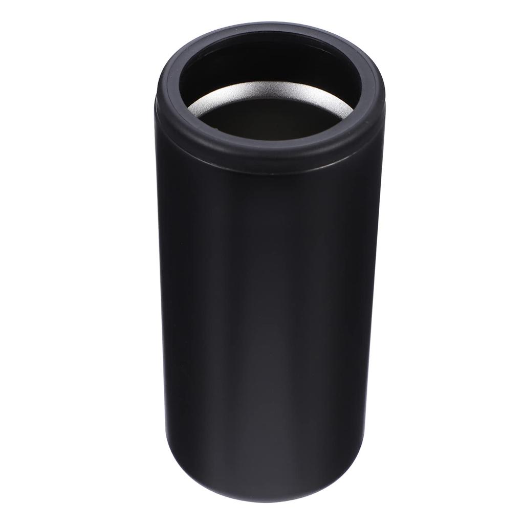Cabilock Insulated Skinny Cooler for Beer, Hard Drinks, Double Wall Vacuum Insulated Drink Holder, Water Bottle, Insulated Mug, Black