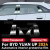 For BYD YUAN UP 2024 Car Interior Center Console Instrument Dashboard Protective Film Anti-scratch Sticker Accessories