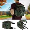 Camping Chair Folding Folding Stool with Large Bag, Portable Fishing Chair with Shoulder Straps Small Foldable Fishing Stool for Outdoor, Fishing, Tra