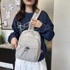 Schoolbag Student Backpack 1011 Autumn New Large Capacity Nylon Bag Casual Simple Backpack College Student Travel Bag