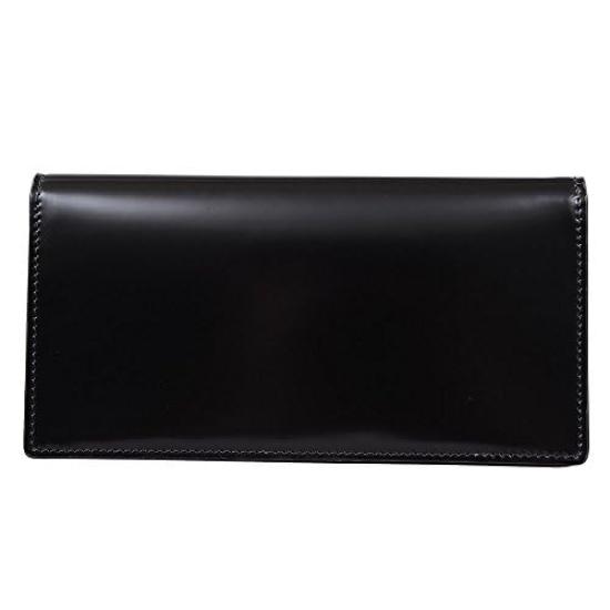 Flying Horse Cordovan Long Wallet Men's (01.Black)