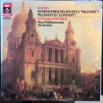 LP Record HAYDN / OTTO KLEMPERER / THE NEW PH - Symphony No. 104 In D (London) / Sy AE34464 ANGEL EMINENCE US Classical Used