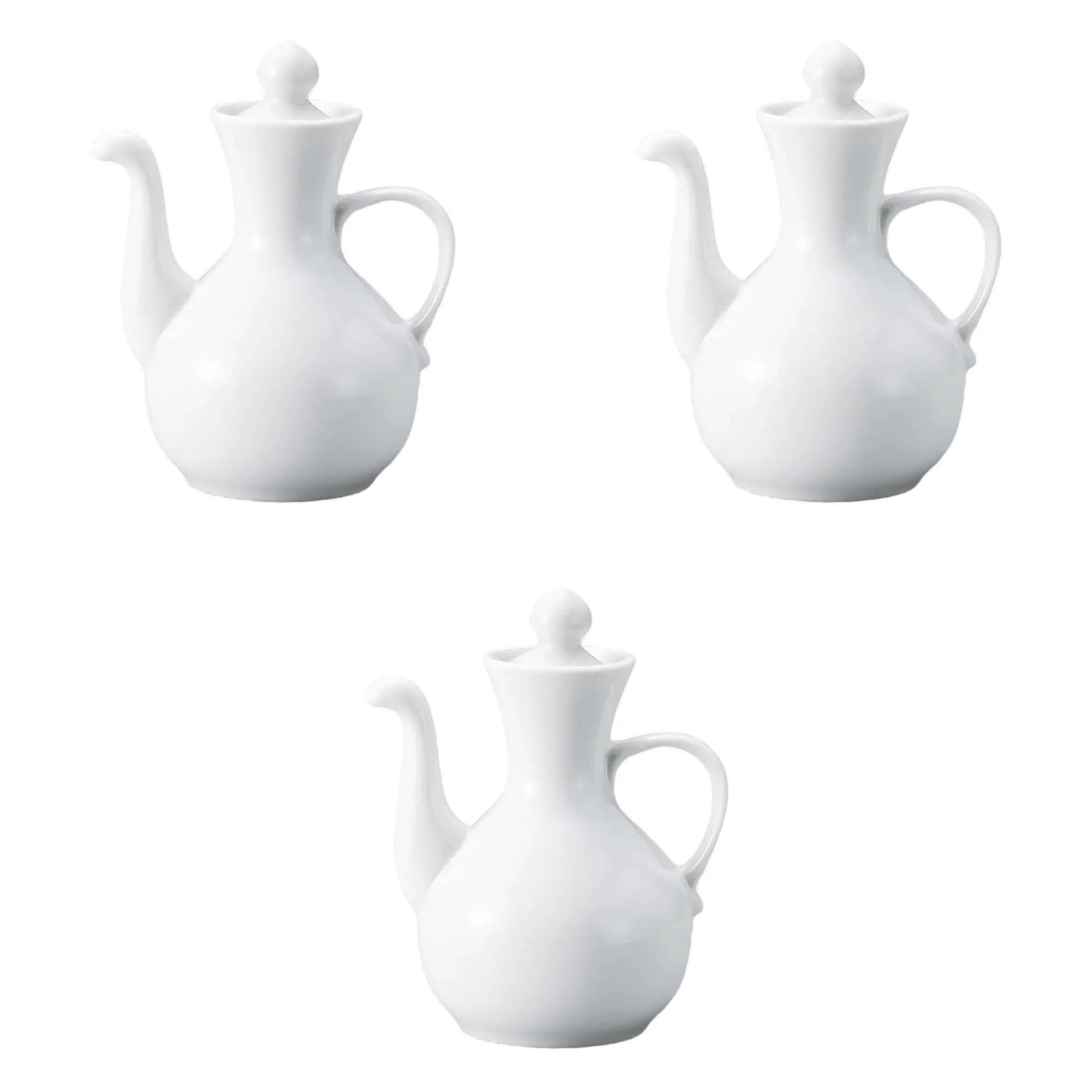 

Set of 3 Casters Chinese Casters Setomonohonpo (Large) [11.8cm (190cc)] білий
