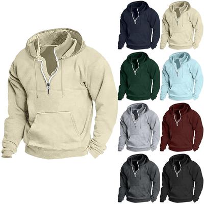 Nuovo cappotto con cappuccio spesso casual da uomo con cappuccio largo stampato
