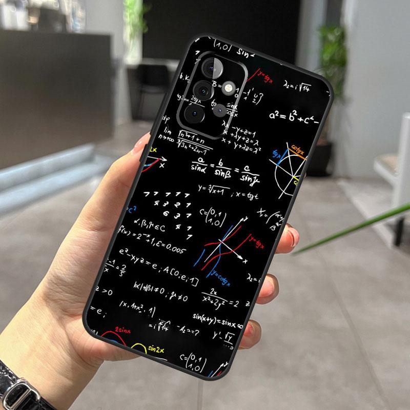 Math Equations Formula Case For Samsung Galaxy A32 A12 A22 A52 A35 A26 A16 A05 A55 A15 A54 A34 A14 A56 A36 A13 A53