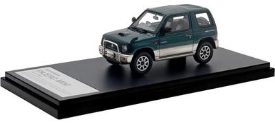 Hi Story 143 Mitsubishi Pajero MINI VR-II (1994) Kilder GreenSymphonic Silver Finished Product