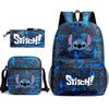 Printed Schoolbag Three-Piece Set, Primary And Secondary School Schoolbag, Backpack, Shoulder Bag, Pencil Bag.