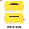 Thickened Outdoor Leaf Grabber: Durable Garden Rake for Collecting Fallen Leaves
