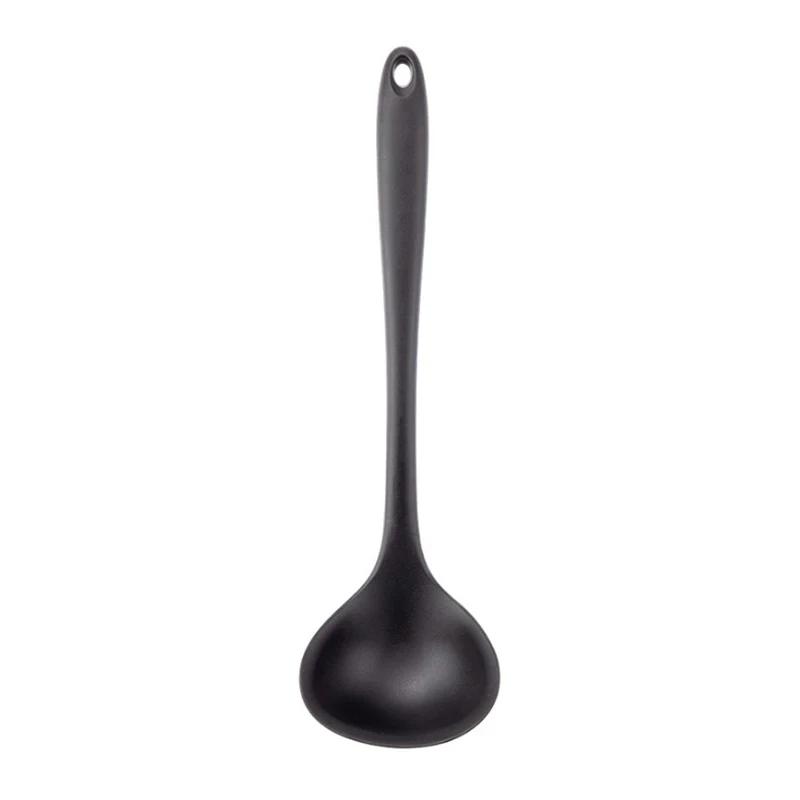 1-4Pcs Non-Stick Spatula Shovel Soup Spoon Colander Rice Scoop Silicone Cooking Utensils Set Heat Resistant Kitchen Cooking Tool