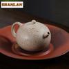 180ml Elegant Yixing Purple Clay Teapots Handmade Xishi Pot Raw Ore 8 Mesh Coarse Sand Mud Kettle With Filter Zisha Tea Set Gift