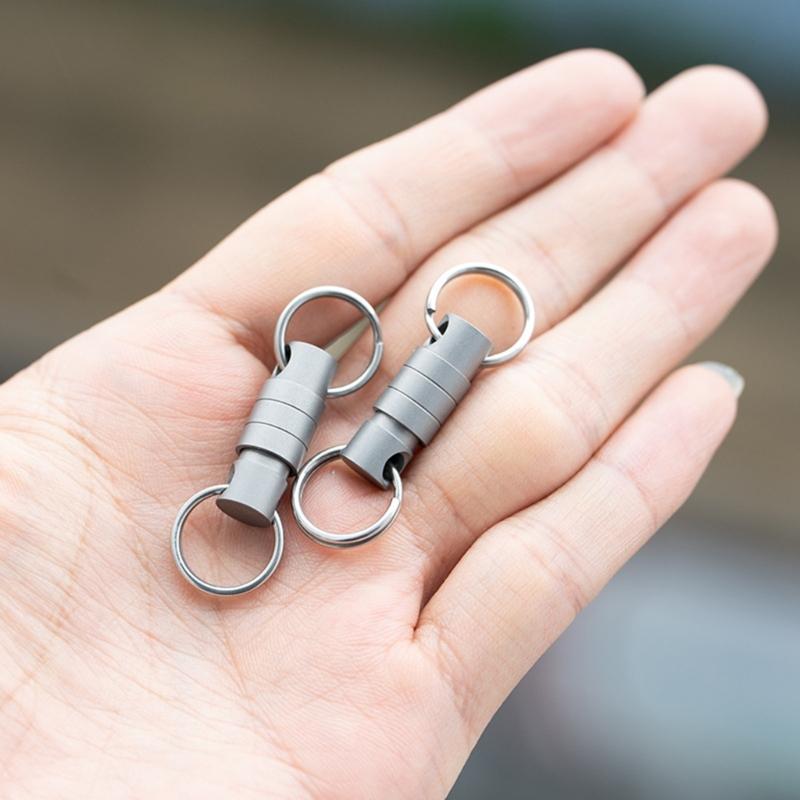 Quick Releasing Keychain Outdoor Attachments Clip Craft Carabiner Accessories for Outdoor Activity Enthusiasts Gifting