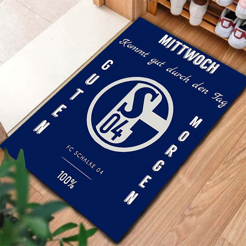 FC Schalke 04 Carpet Rug for Living Room Bedroom Home Sofa Decoration,Kids Play Non-slip Floor Mat