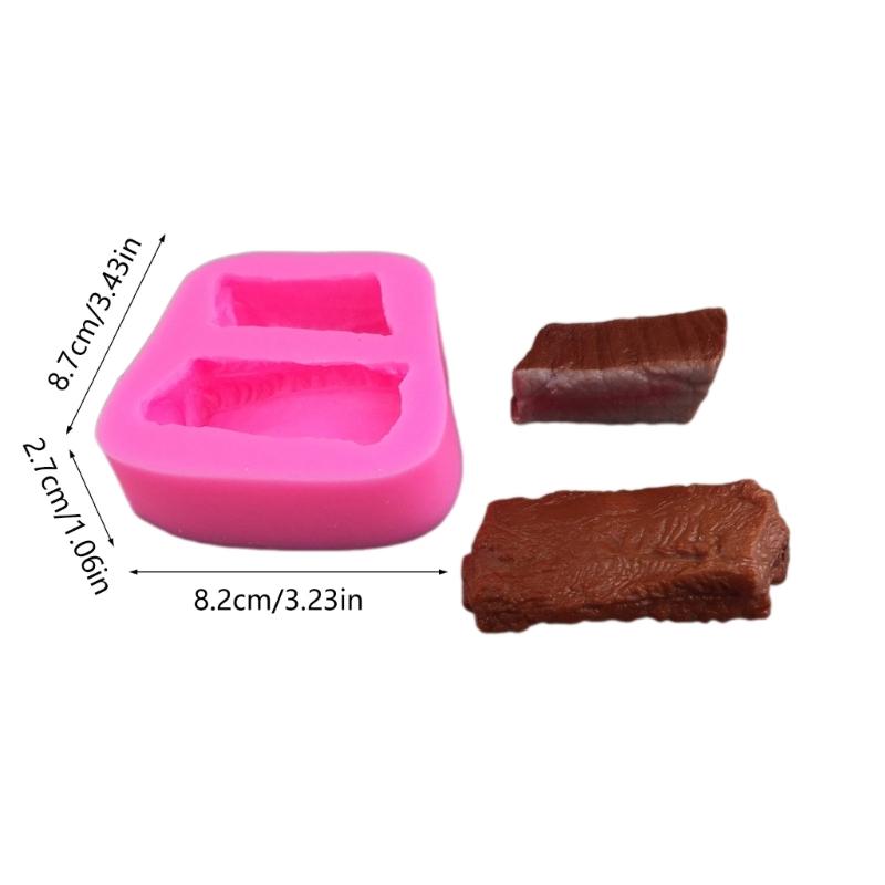 Silicone Mousse Molds Cake Moulds Meat Shaped Dessert Molds Chocolate Molds Cake Decorating Tool for Kitchen Bakings