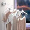 Wall Mounted Clothes Line Dryer Retractable Laundry Drying Hanger  Bathroom Storage