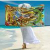 Personalized Customized Proof Beach Towel with The Wizard of Oz Pattern - Soft, Absorbent,quick-drying,perfect Swimming,camping&bathing