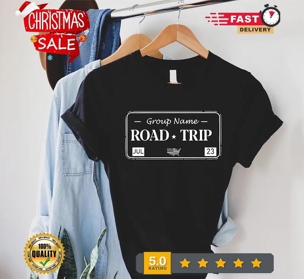 Индивидуальная футболка для поездки, Персонализированная футболка для поездки, Парная футболка для поездки, Лицен L