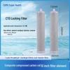 8/10 Inch 3-Stage Water Purifier Filter with Lock Tooth: PP Cotton & Granular Activated Carbon
