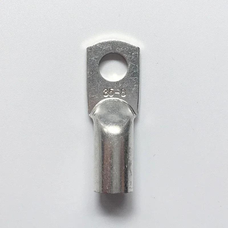 JG35-6/8/10/12 Marine Copper Screw Hole Electric Wire Cable Ring Tubular Cord End Lug Connector Crimp Terminal