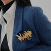 Geometric Metal Brooches Irregular Metal Brooches Geometric Metal Pin Irregular Metal Pins Alloy Material for Woman Girl