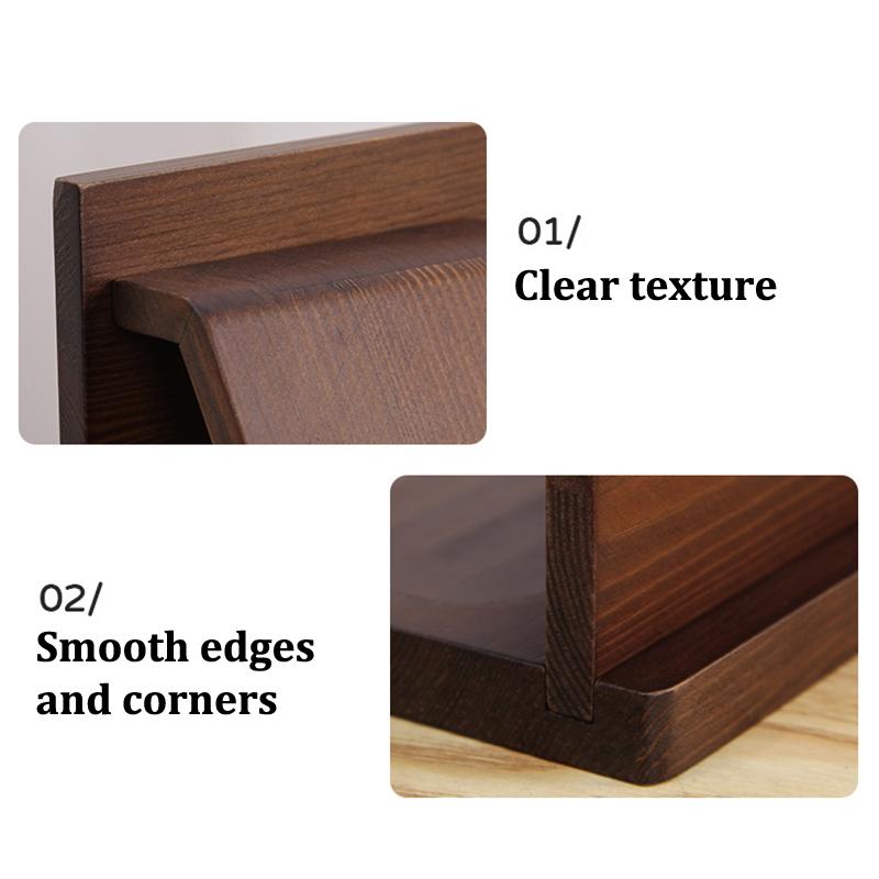 Nachtkastje Organizer Hout Telefoon Docking Station Sleutelhouder Portemonnee Stand Horloge Organizer Valentijnsdag Cadeaus Voor Hem Houten Organizer