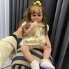 BZDOLL Reborn Baby Long Hair Doll Toy 3D Paint Skin with Vein Vinyl for Girl 60 CM 24 Inch Princess Toddler Art Bebe Birthday Gift