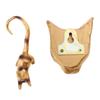 Cats Door Knocker Sculpture Cats & Mouse Ornaments Decorative Cats Mouse Deterrent Decoration Front Door Wall H