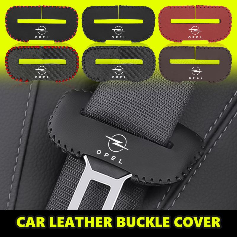 AAAYS1 For Opel Car Safety Seatbelt Anti-Scratch Buckle Plug Cover Seat Belt Clip Protection Accessories Corsa D Astra G H J K F Mokka