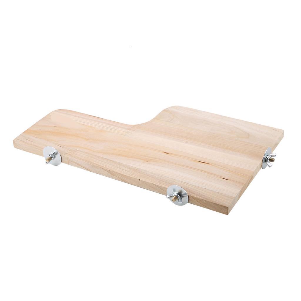 L Shaped Small Pet Natural Wood Stand Platform Toy Wooden Jumping Climbing Springboard Toy