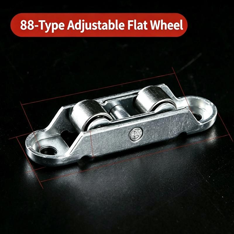 Sliding Door Window Roller Long Service Life Silent Double Wheel Pulley for Wardrobe Patio Balcony Home Furniture Repair Parts