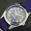 HAND-WINDING VINTAGE HMT INDIAN MENS BLUE COLOR DIAL WATCH A440987-4