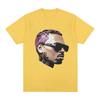 Rap singer Chris Brown BreezyBig Face Graphic T-shirt Harajuku women's short sleeved Tshirt street